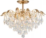 Люстра потолочная на штанге Mona 1128/6 E27*60W French Gold