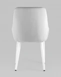 Стул Stool Group Диана велюр серый ножки белые УТ000031291