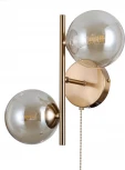 Бра с выключателем Moderli Molly V10787-2W (220V, шар, молекулы)