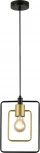 Подвесной светильник Escada Interval 1165/1S 1x40Вт E27, металл, черный/золото (220V, на проводе)