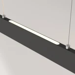 Подвесной линейный светильник Step 3000K 1x23Вт 120° LED Maytoni Technical P010PL-L23B (220V, на тросе)