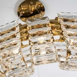 Подвесная люстра хрустальная Modelux MODELUX ML.755.24 GD