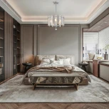 Подвесная люстра хрустальная на штанге Arte Milano Sorrento-3309 373309/5/350/380 CR (220V)