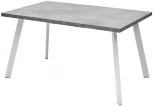 Стол BRICK M 120 Бетон Портленд/ Белый