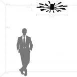 Потолочная люстра на штанге Ragno 732183 Lightstar