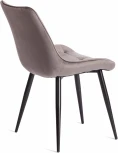 Стул ABRUZZO ( mod. 8060 ) / 2 шт. в упаковке Tetchair (Металл,Велюр/Серый) арт.24537