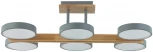 Потолочная люстра на штанге Lumion Plato 8031/108CL серый, дерево/металл, акрил LED 108W 3000-6000К 220V