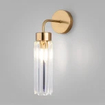 Бра хрустальное Eurosvet Gilian 60163/1 латунь (220V)