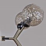 Потолочная люстра на штанге ILLUMICO IL0268-8PSQ-79 BK AB (220V)