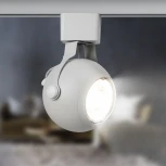 Трековый светильник ЭРА TR35-GU10 WH (220V, шар)