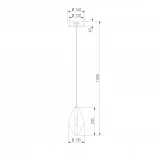 Подвесной светильник Eurosvet Glare 304054 LED латунь