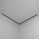 Шинопровод магнитный 2м подвесной круглый Basity, черный Maytoni Busbar trunkings Basity TRX172-R-112B (48V)