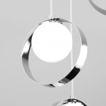 Подвесной светильник Eurosvet Dublin 50205/3 хром (220V, на проводе, шарики, кольцо)