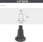 Наземный фонарь Fumagalli Noemi E35.113.000.WYH27 (220V, IP55)