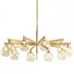 Подвесная люстра Carmella Globe Pendant 10 ImperiumLoft 40,1596 (84795-22) (220V, на цепи, шар)