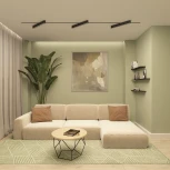 Трековый светильник однофазный 220V Denkirs Edder DK6644-BK