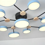 Потолочная люстра с пультом на штанге LED Lu Carte LC-11-1728