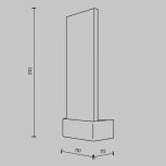 Настенный светильник светодиодный Maytoni Ornate MOD318WL-L3CH3K (220V)