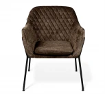 Кресло Sheffilton SHT-AMS2-2 кофейный трюфель/черный муар от фабрики Sheffilton