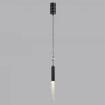 Подвесной светильник Odeon Light Kolos 5459/4L черный глянцевый/прозрачн./металл/стекло/эпоксидная смола LED 4W 3000K (220V, на проводе)