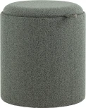Пуф-столик с ящиком Хюгге S букле темно-серый, Stool Group
