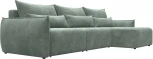Диван угловой Лига-051 НПБ Лонг угол универсальный Лига Диванов (Велюр) арт.128727