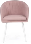 Стул Woodville на металлокаркасе Валета пыльно-розовый / белый 504206