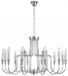 Подвесная люстра Lumion Suana 8317/12 хром/металл E14 12*40W 220V (на цепи, подсвечник, свеча)