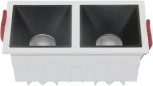 Встраиваемый светильник Alfa LED 3000K 2x10Вт 36° Dim Triac Maytoni Technical DL043-02-10W3K-D-SQ-WB (220V)