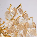 Подвесная люстра MW-Light Лайма 467014208 (220V, на тросе, листья, ветки)