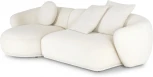 Диван Fabro ОГОГО (арт.851165), (Ткань,Букле/Белый)