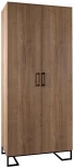 Шкаф R-Home двухстворчатый без зеркал Loft Дуб Табак