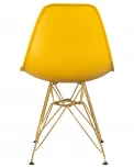 Стул обеденный DSR (ножки золотые, цвет горчичный (Y-03))