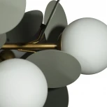 Потолочная люстра на штанге Loft It Matisse 10008/12 Grey (220V, цветы, шарики)