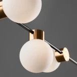 Подвесной светильник Freya Gatsby FR5232PL-04B (220V, на тросе, шарики, молекулы)