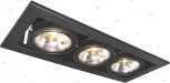 Встраиваемый точечный светильник Arte Lamp Cardani Medio A5930PL-3BK (220V)