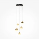 Подвесной светильник Maytoni Area MOD295PL-L60BBS3K (LED, 220V, на проводе, шарики)