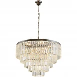 Подвесная люстра Divinare Nova 3001/02 LM-13 (220V, хрусталь, на цепи)