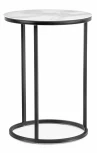 Журнальный столик Woodville Иберис белый мрамор / черный 500011