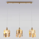 Подвесной светильник Eurosvet Scoppio 50101/3 перламутровое золото