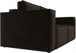 Диван прямой Куба мини (Коричневый/Микровельвет) Лига Диванов арт.121881