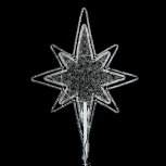 Светодиодная Макушка "Феерия" 100 см, микс белого и тепло-белого без снежинки, 220В Laitcom LC-13201