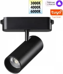 Трековый смарт-светильник для низковольтного шинопровода Novotech Easy 359470 черный с двумя режимами работы LED 12W 24V 3000-6000K (умный дом - Алиса, Tuya Smart)