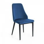 Обеденный стул La Forma (ex Julia Grup) Roxie (Синий/ Дерево)