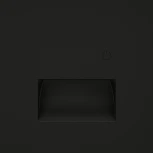 Встраиваемая LED подсветка с датчиком движения (черный матовый) Voltum S70 VLS070708