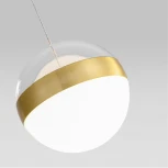 Подвесной светильник Odeon Light Roni 5036/12L ант.бронза/прозрачн/молочный/металл/акрил LED 12W 4000K 600лм (220V, на проводе, шар)