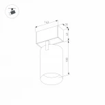 Трековый светильник магнитный Arlight 033086 (LED, 24V, круглые)