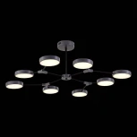 Потолочная люстра на штанге Monta SLE6003-702-08 Evoluce (LED, 220V, пульт управления, круглые)