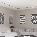 Трековый светильник Novotech Smal 359238 SHINO черный для низковольтного шинопровода IP20 LED 12W 48V 720Лм 3000К