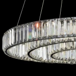 Подвесной светильник Citilux Чезаре CL338381 (регулировка яркости, LED, 220V, хрусталь, пульт управления, на тросе)